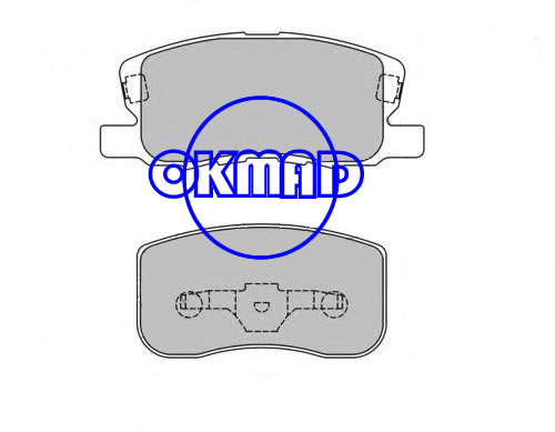 MITSUBISHI Colt VI Brake pad FMSI:8723-D1514 OEM:AY040-MT023 MN116151 GDB7246 WVA:25309 25310, F1514